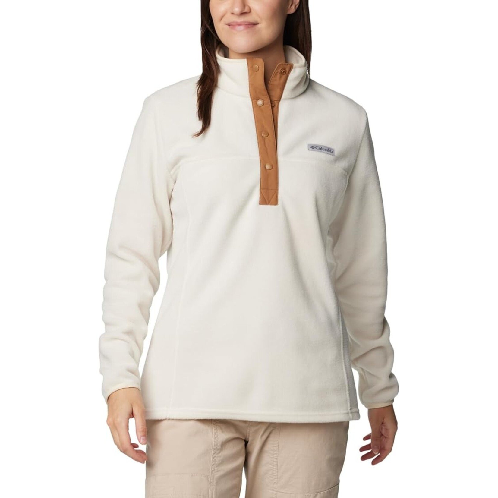 Columbia Columbia Benton Springs™ 1/2 Snap Pull Over II Chalk, Camel Br M