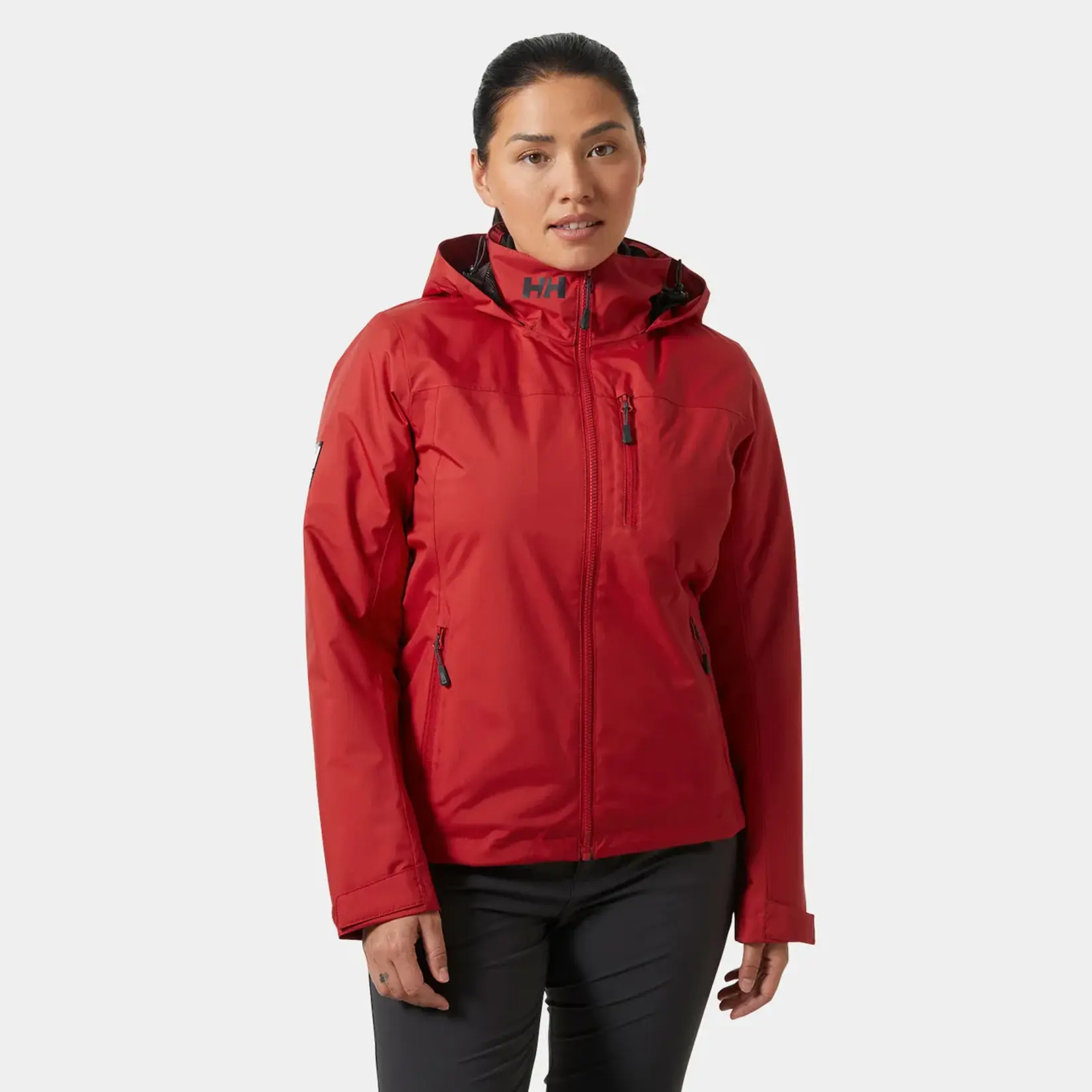 Helly Hansen Helly Hansen W CREW HOODED MIDLAYER JACKET RED S
