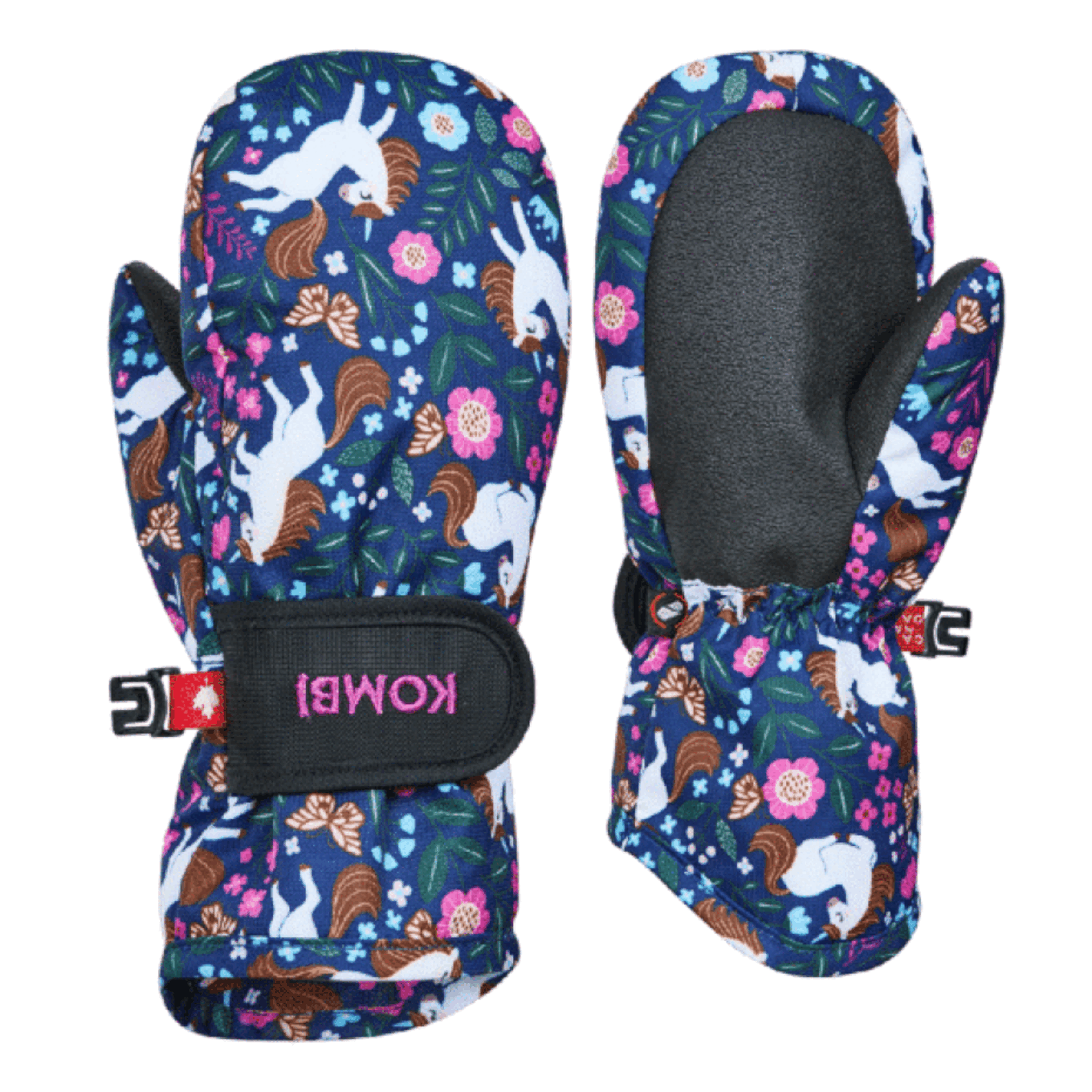 Kombi KOMBI -THE GRACEFUL CHILDREN MITT- HAPPY BLUE UNICORN - L