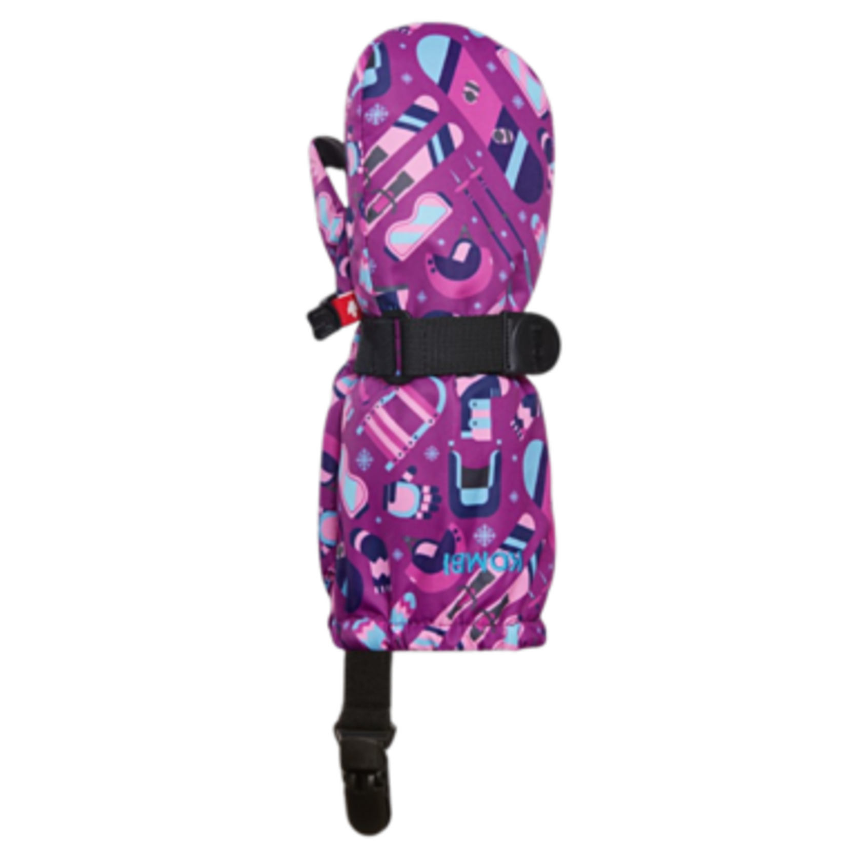 Kombi KOMBI - THE CRAZY CARIBOO CHILDREN MITT-ORCHID SKI GEAR - L