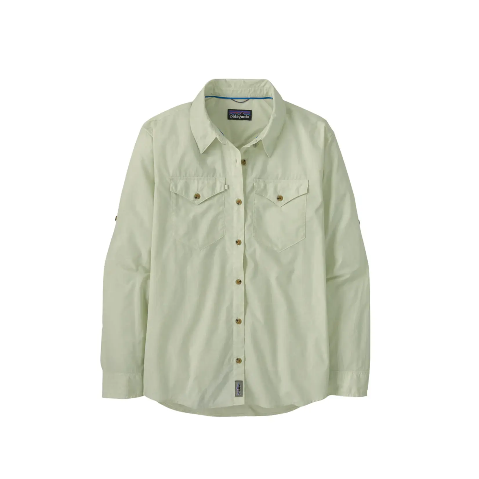 Patagonia FINAL SALE - Patagonia - W's L/S Sun Stretch Shirt Over Under Water: Wispy Green M