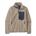 Patagonia Patagonia W's Classic Retro-X Jkt - Natural w/ Smolder Blue - L