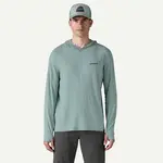 Patagonia Patagonia M's Tropic Comfort Natural Graphic Hoody Casting Logo: Thermal Blue XL