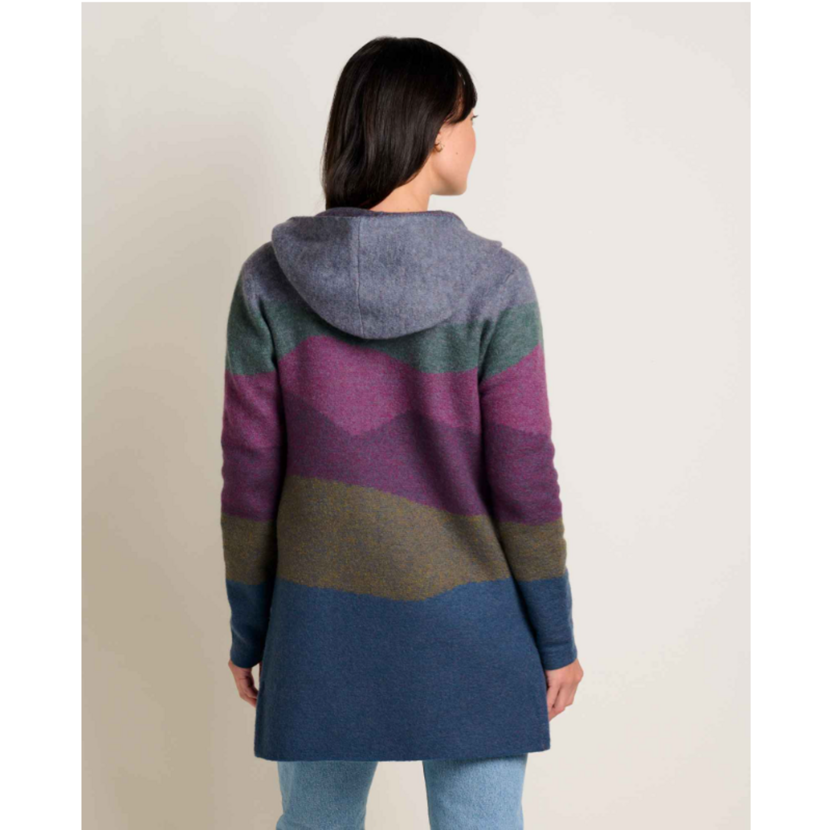 Toad & Co Merino Heartfelt Hoodie Midnight Landscape M