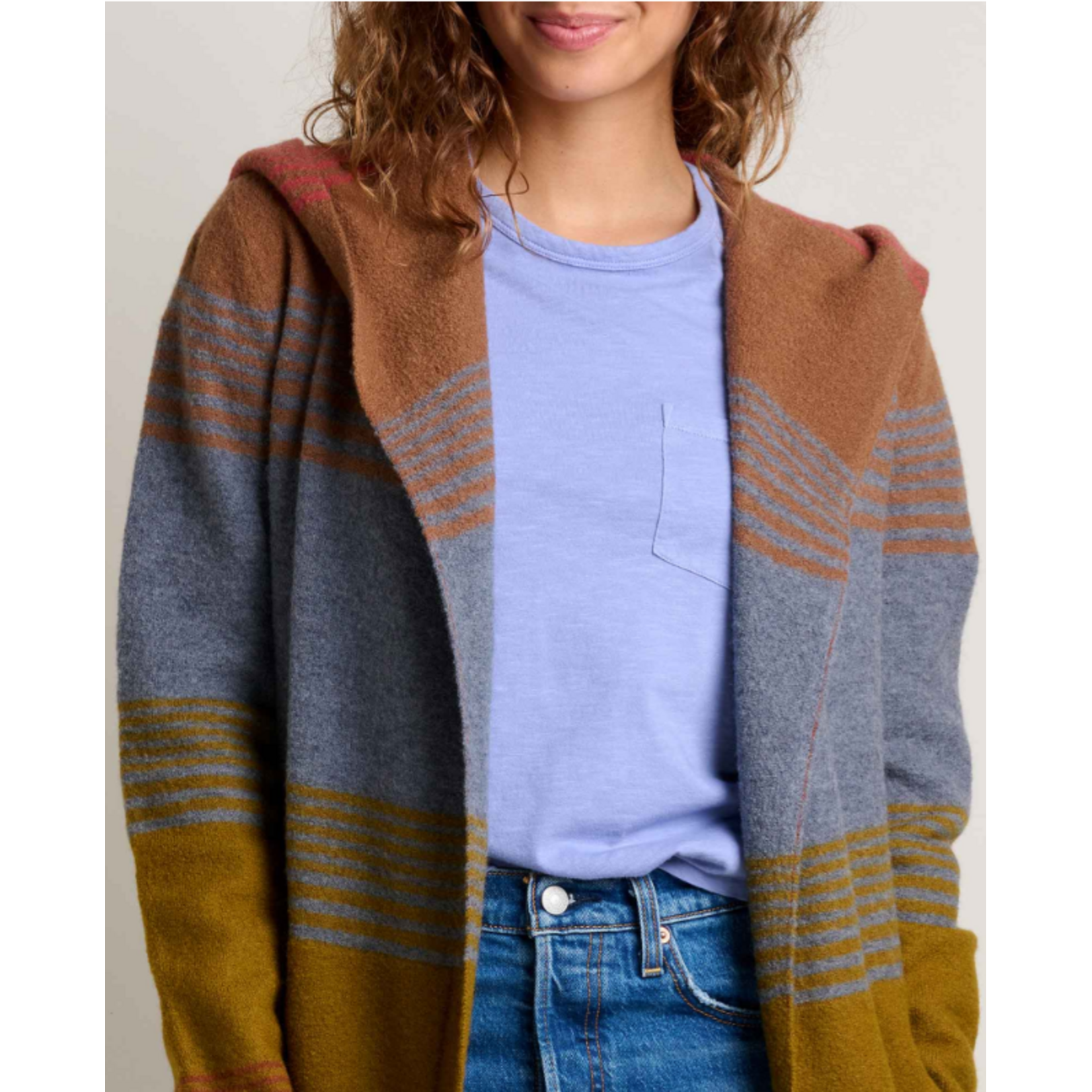 Toad & Co Merino Heartfelt Hoodie Coyote Ombre M