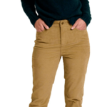 Toad & Co W's Coaster Cord Pant Honey Brown 2