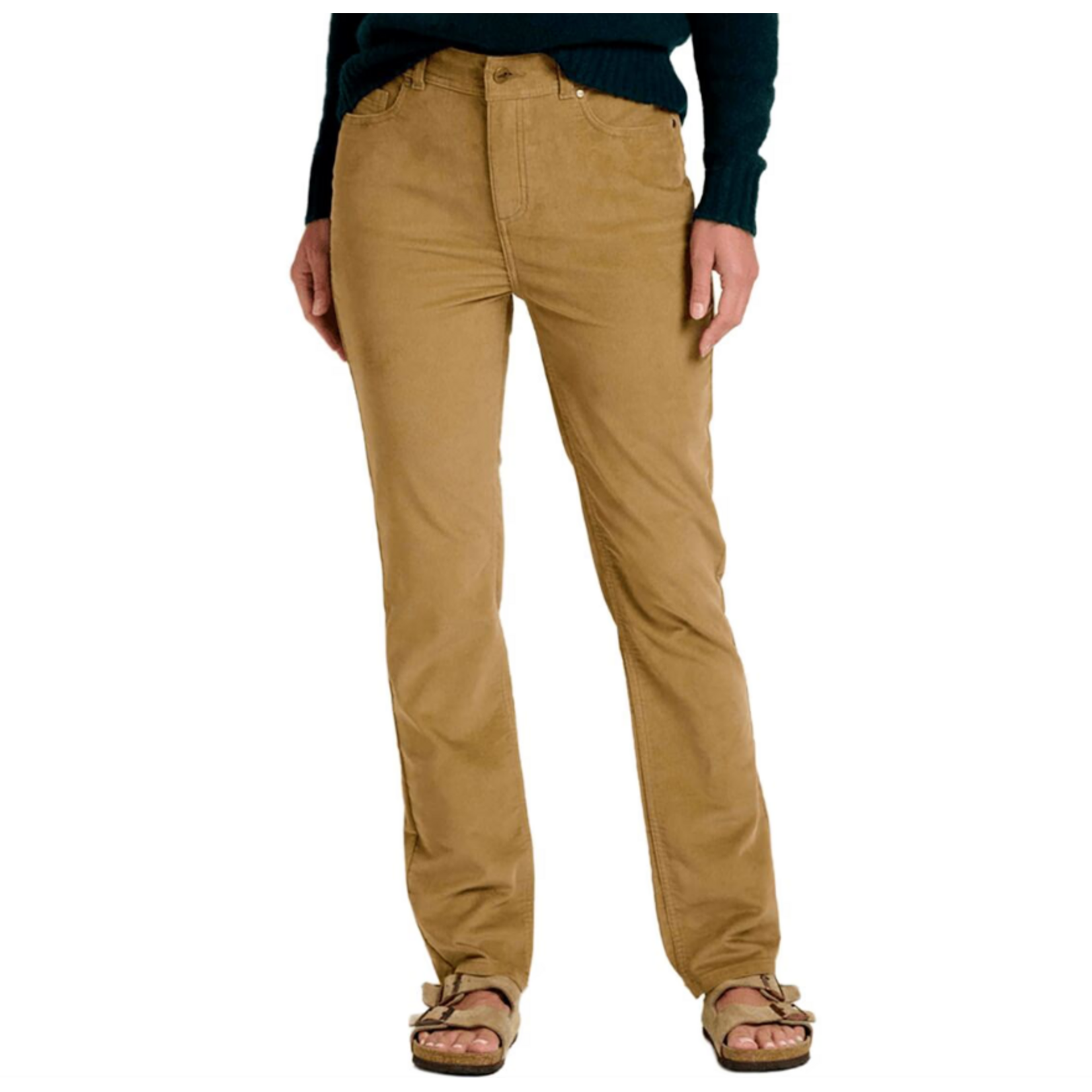 Toad & Co W's Coaster Cord Pant Honey Brown 2