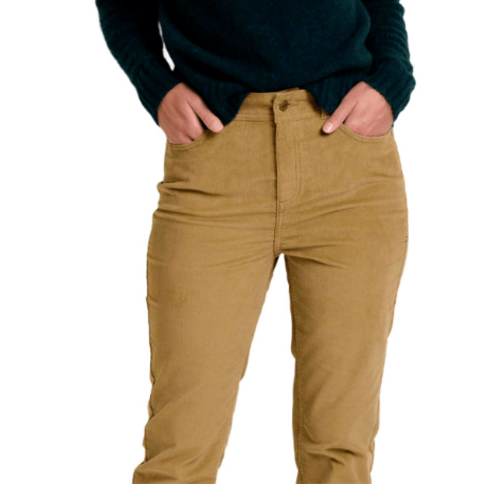 Toad & Co W's Coaster Cord Pant Honey Brown 6