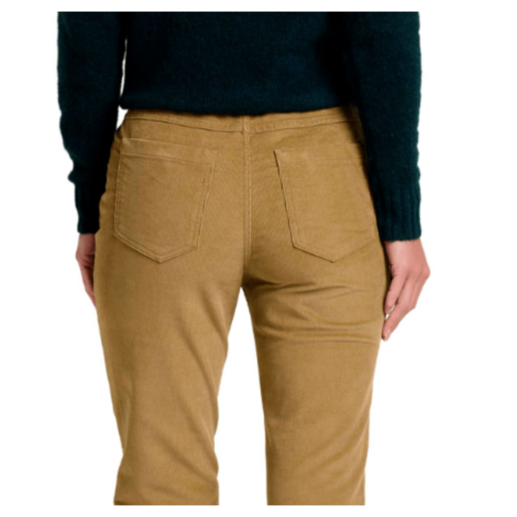 Toad & Co W's Coaster Cord Pant Honey Brown 10