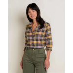 Toad & Co Re-Form Flannel LS Shirt Chestnut Check L