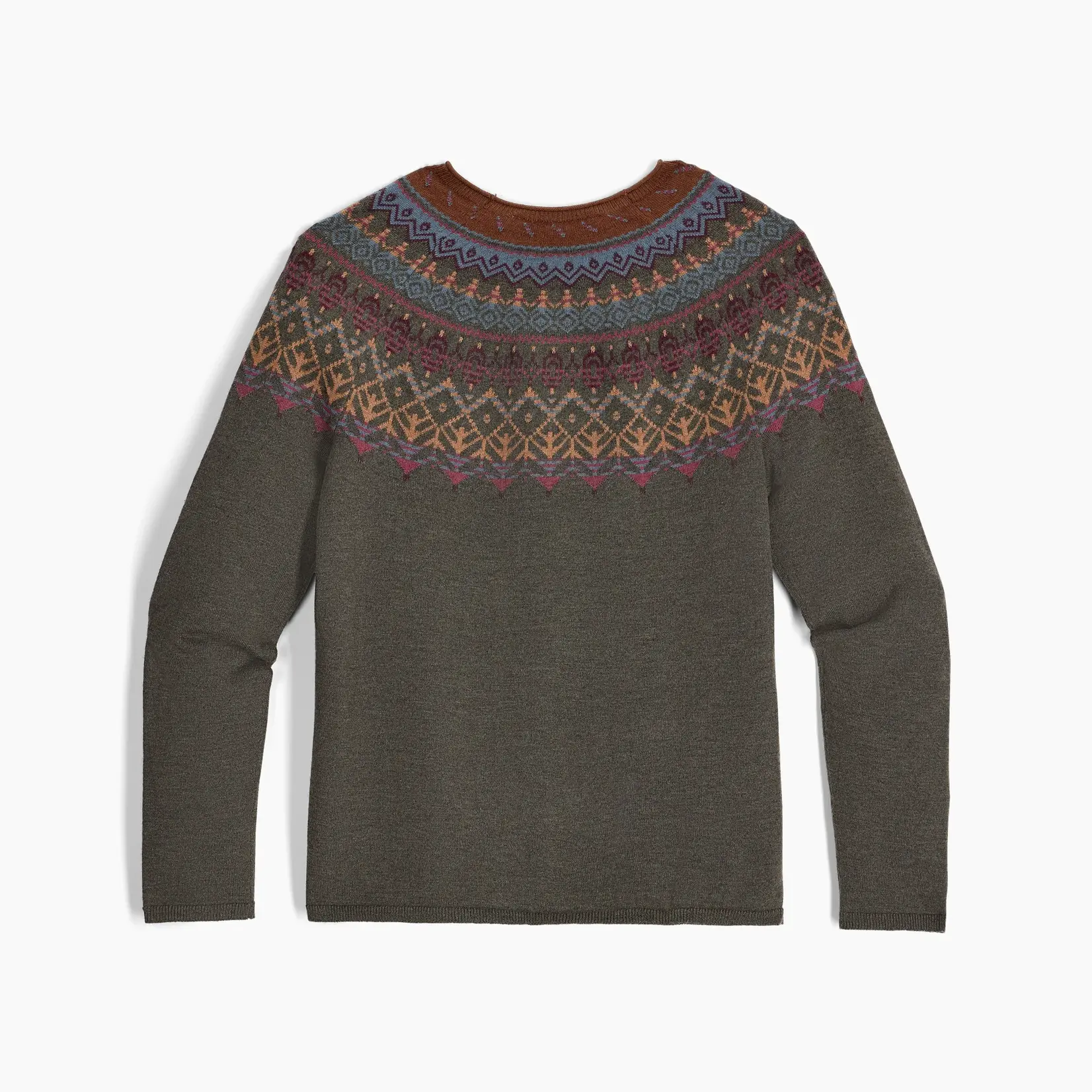 Royal Robbins Royal Robbins Westlands Fairisle Crew Everglade Htr Monarch Pt L