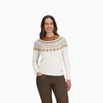 Royal Robbins Royal Robbins Westlands Fairisle Crew Chalk Htr Monarch Pt XL