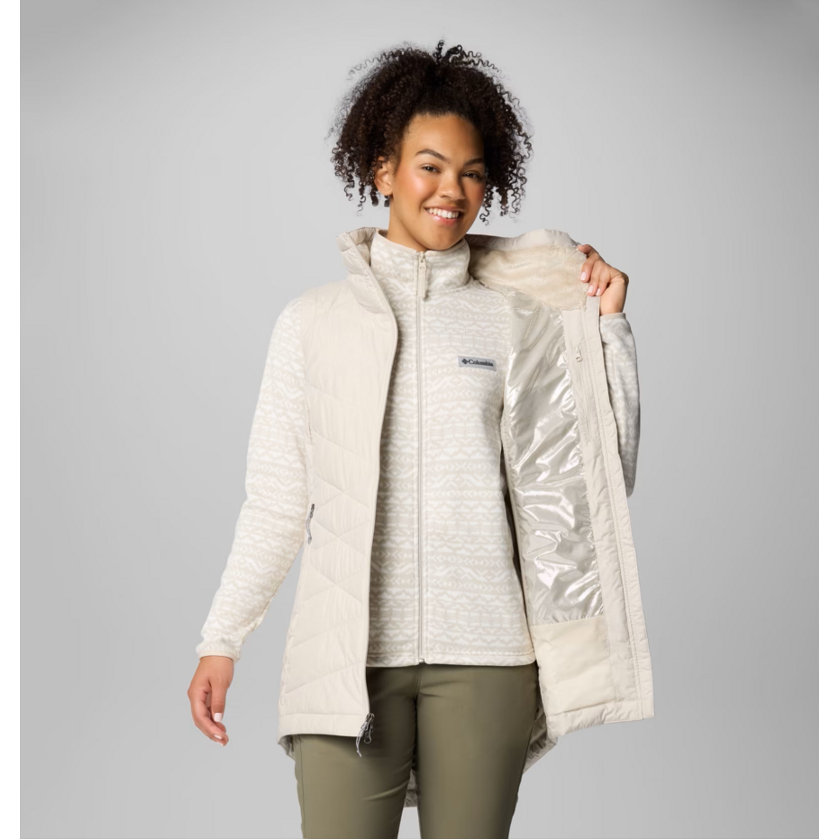 Columbia COLUMBIA  Heavenly™ II Long Vest Dark Stone S