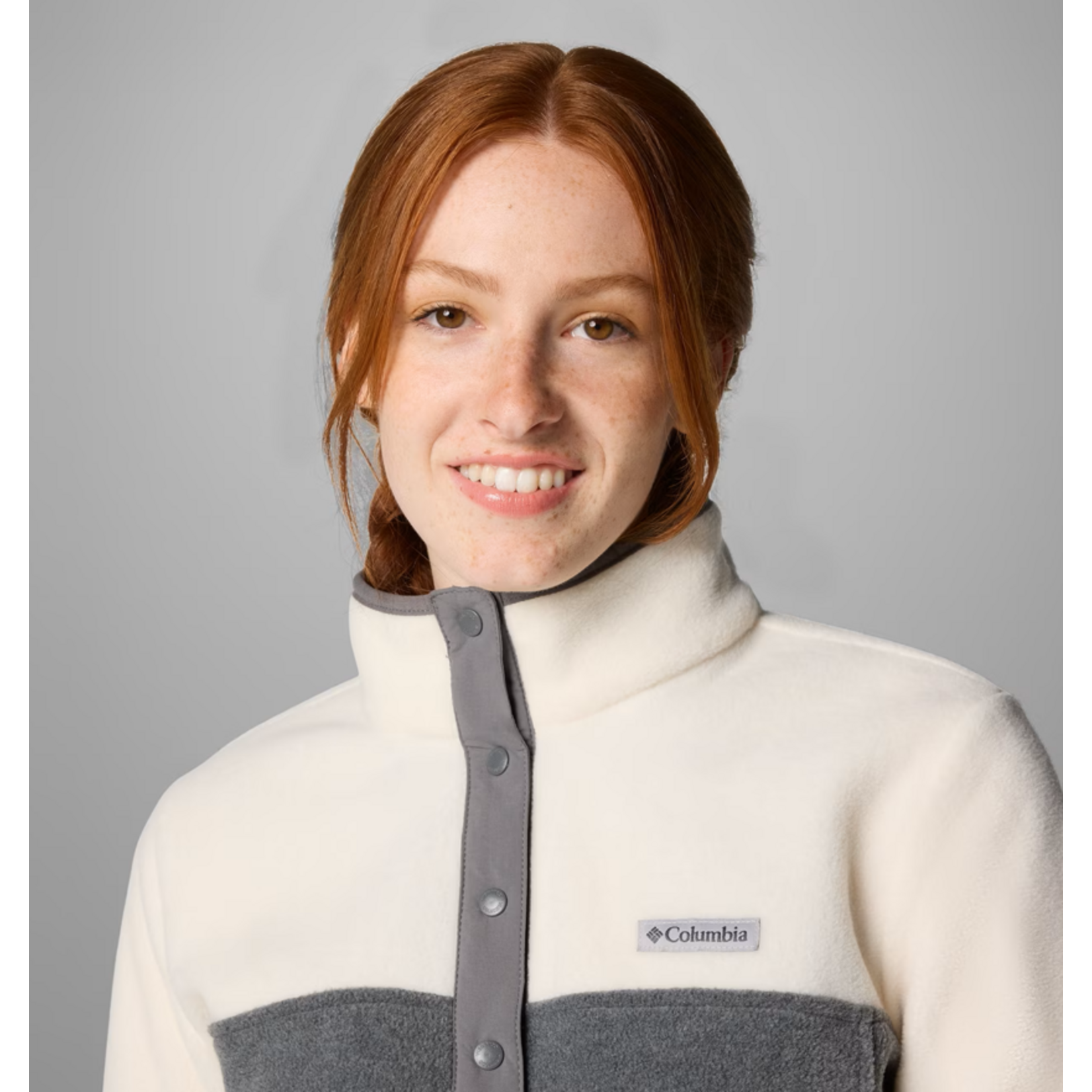 Columbia COLUMBIA  Benton Springs™ 1/2 Snap Pull Over II City Grey Heath S