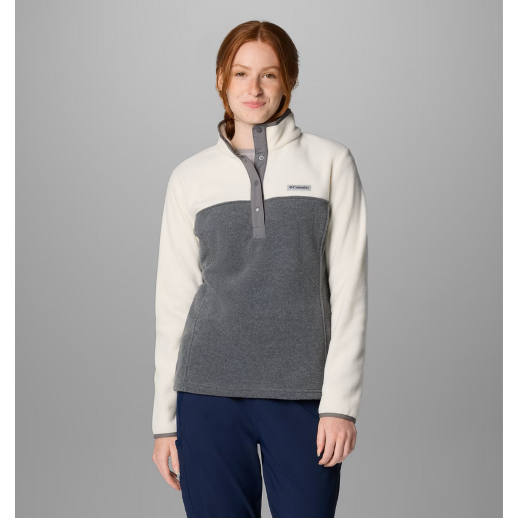 Columbia COLUMBIA  Benton Springs™ 1/2 Snap Pull Over II City Grey Heath S