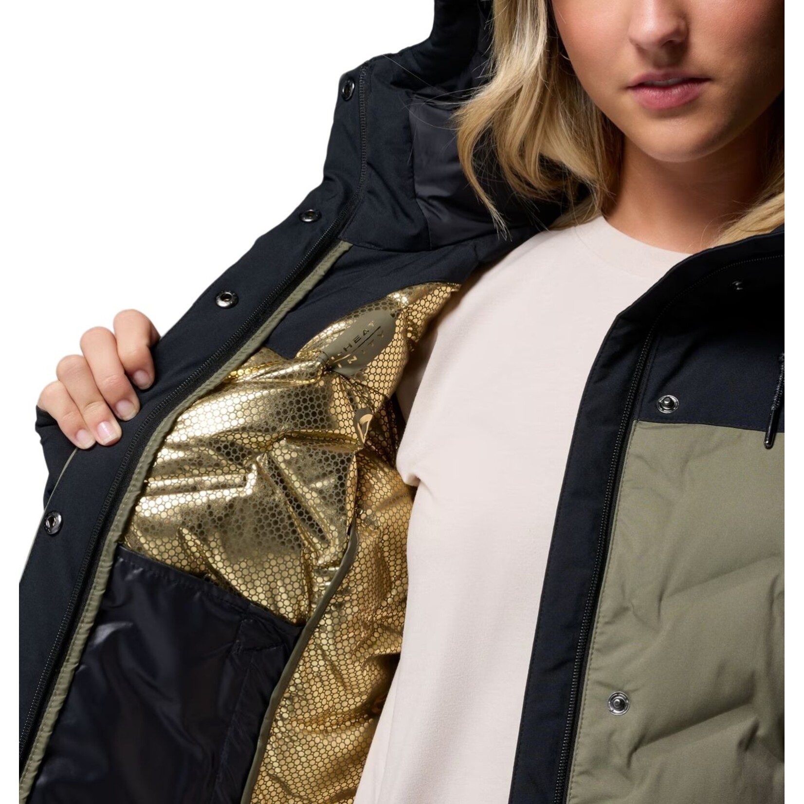 Columbia COLUMBIA  Mountain Croo™ III Mid Down Jacket Stone Green, Bl XXL