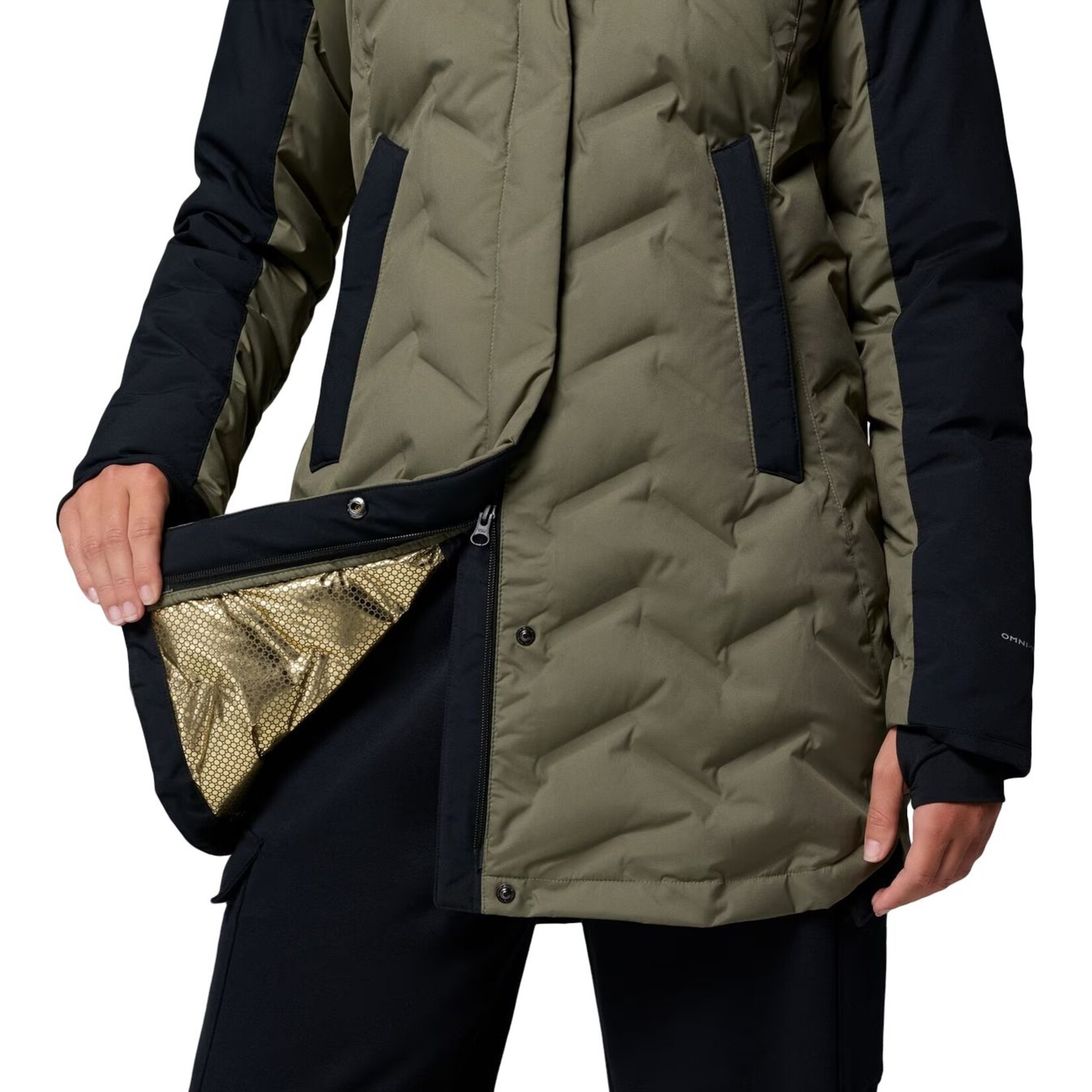 Columbia COLUMBIA  Mountain Croo™ III Mid Down Jacket Stone Green, Bl XXL