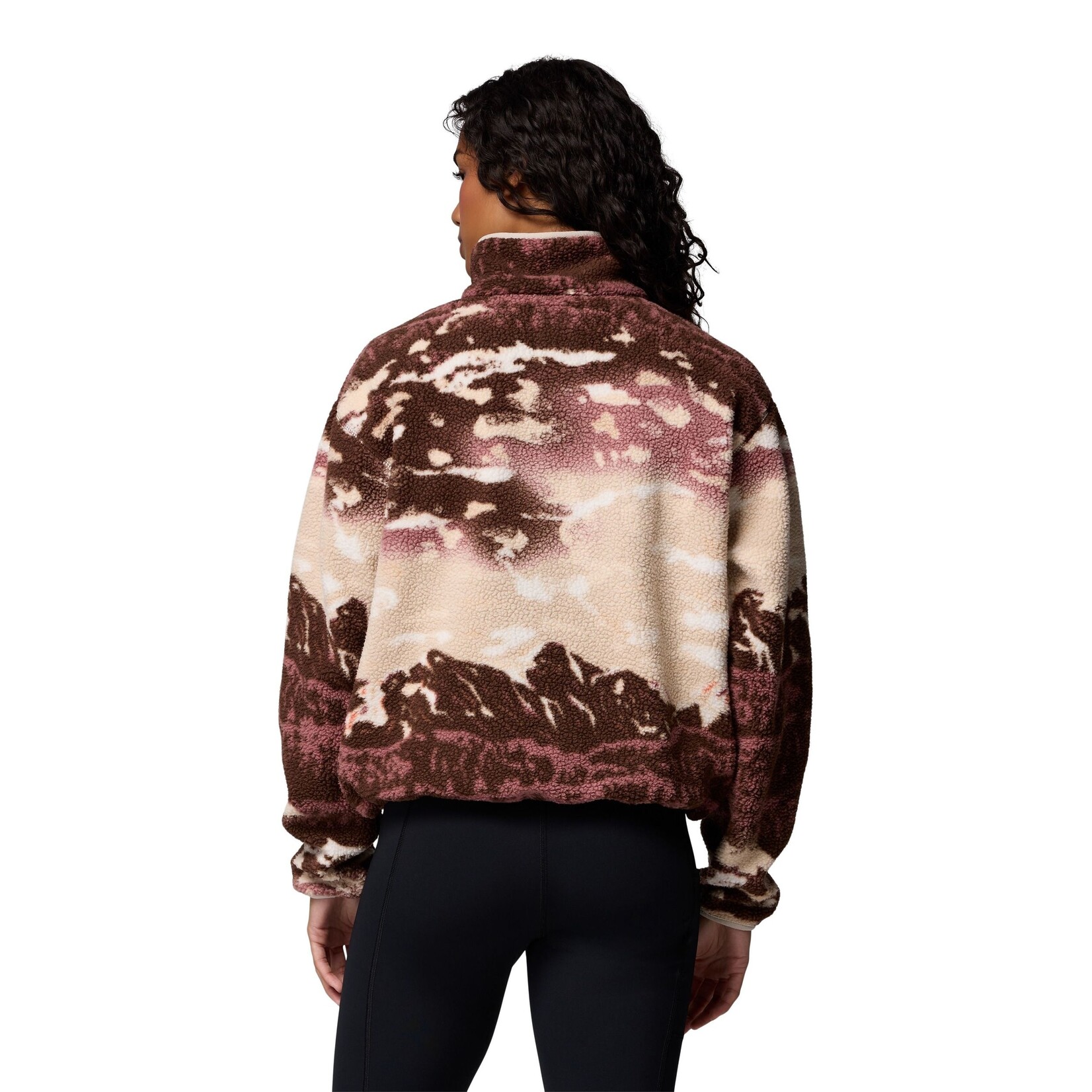 Columbia COLUMBIA  Helvetia™ II Printed Cropped Half Snap Tobacco Sisters XXL