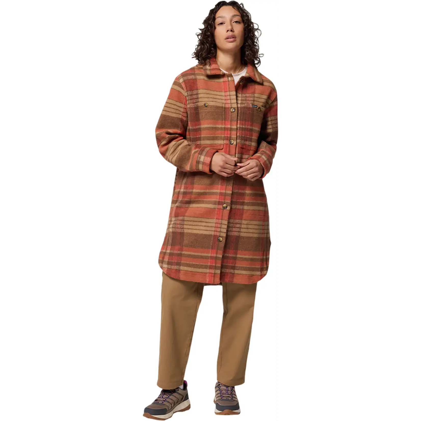 Columbia COLUMBIA  Wildest Venture™ Long Fleece Coat Tobacco Vagabon L