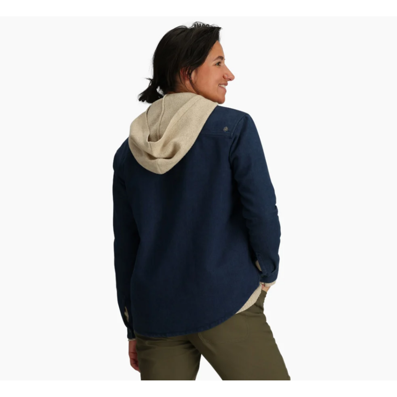 Royal Robbins Royal Robbins Clouds Rest Hemp L/S Deep Blue HTR L