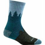 Darn Tough DARN TOUGH  Women's Hike/Trek Treeline Micro Crew Midweight with Cushion Blue Medium