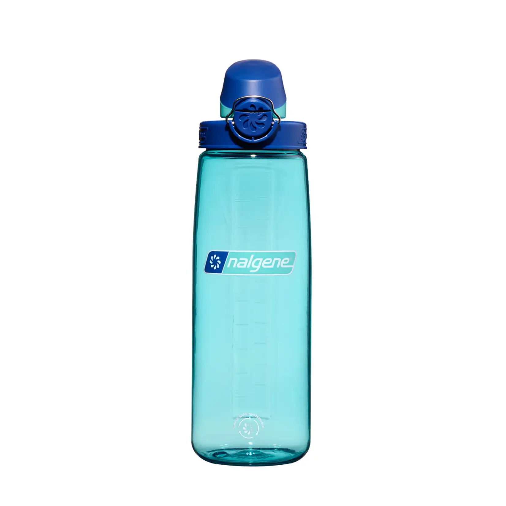 Nalgene NALGENE - 24oz On-The-Fly Lock-Top Sustain Bottle - Blue Aqua