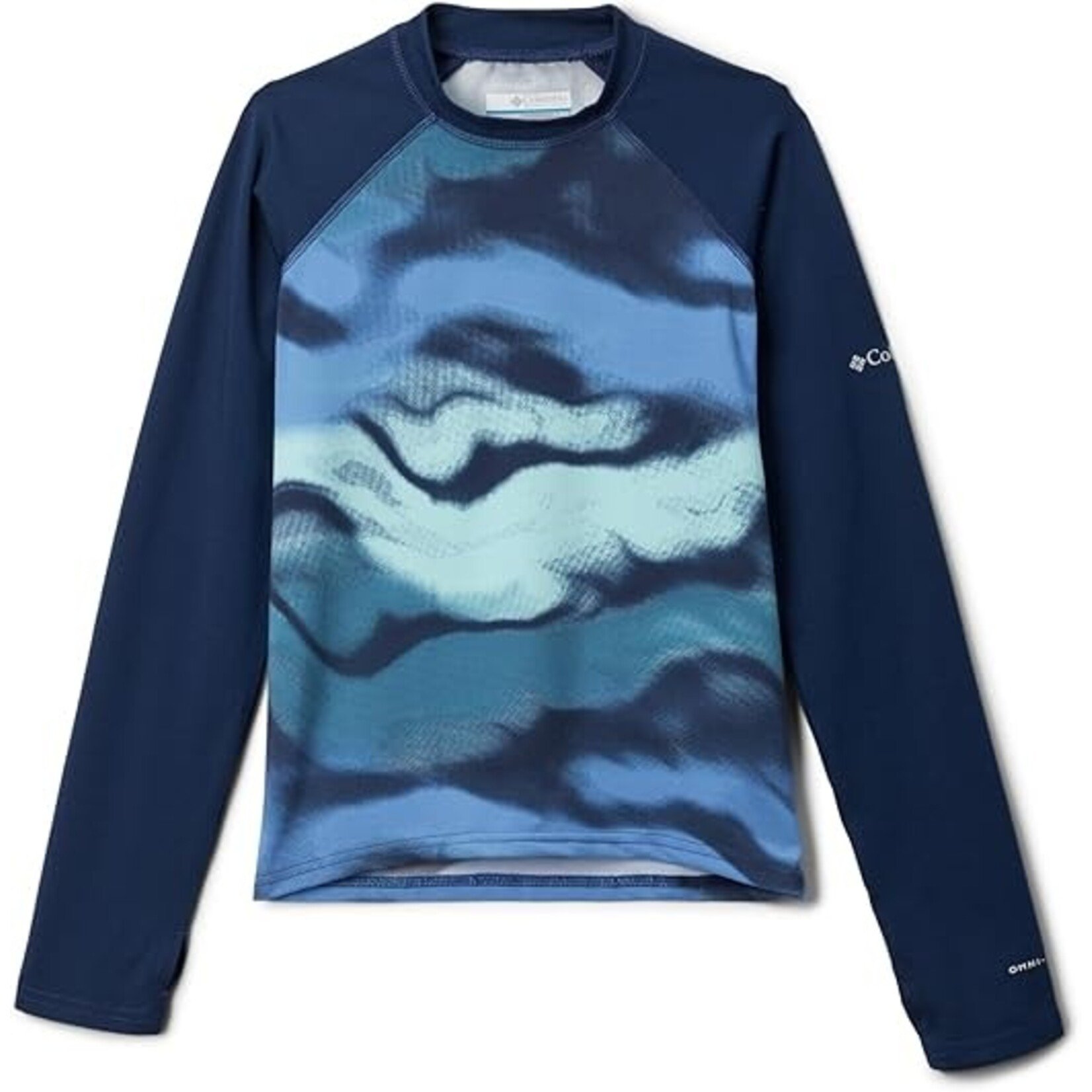 Columbia COLUMBIA Sandy Shores™ Printed LS Sunguard Coll Navy Under XL