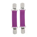 Kombi KOMBI - KIDS MITTEN CLIPS-PURPLE FICTION