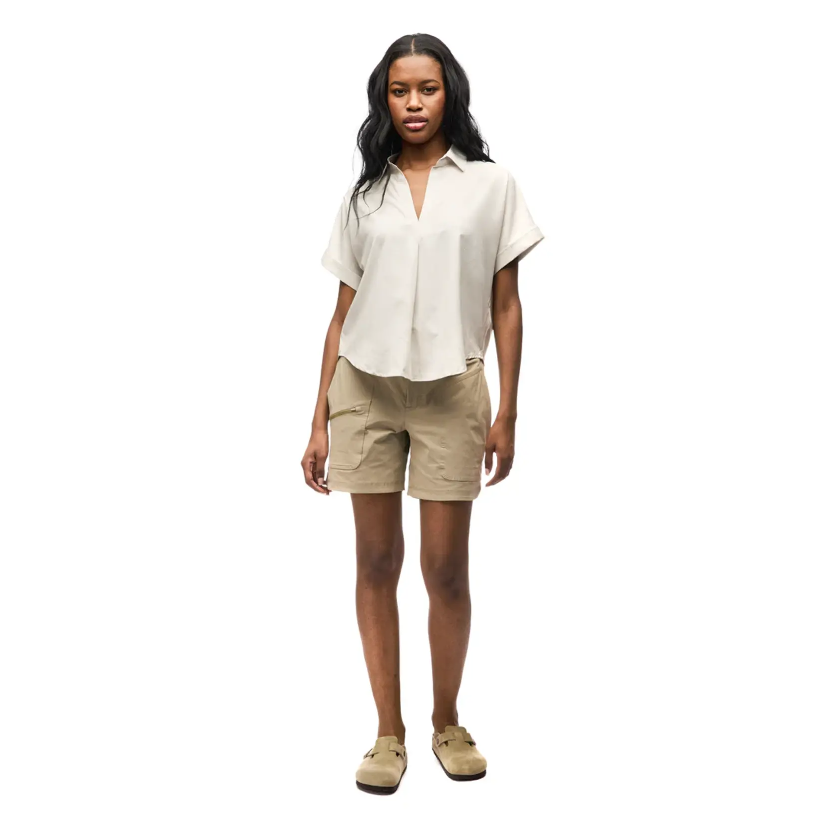 Indyeva Indyeva FRIVOL SHIRT CLOUD ROCK BLOOM PRINT S