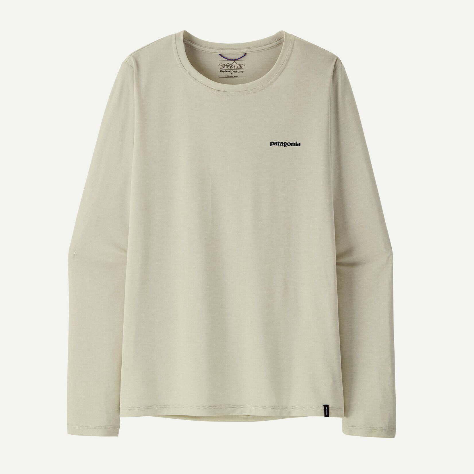 Patagonia Patagonia W's L/S Cap Cool Daily Shirt - Boardshort Logo Dyno White L