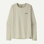 Patagonia Patagonia W's L/S Cap Cool Daily Shirt - Boardshort Logo Dyno White M