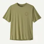 Patagonia Patagonia M's Cap Cool Daily Shirt - Spoke Stencil Gumtree Green - Light Gumtree Green X-Dye M