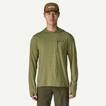 Patagonia Patagonia M's Cap Cool Sun Hoody - Fitz Roy Trout Caper Green - Buckhorn Green X-Dye L