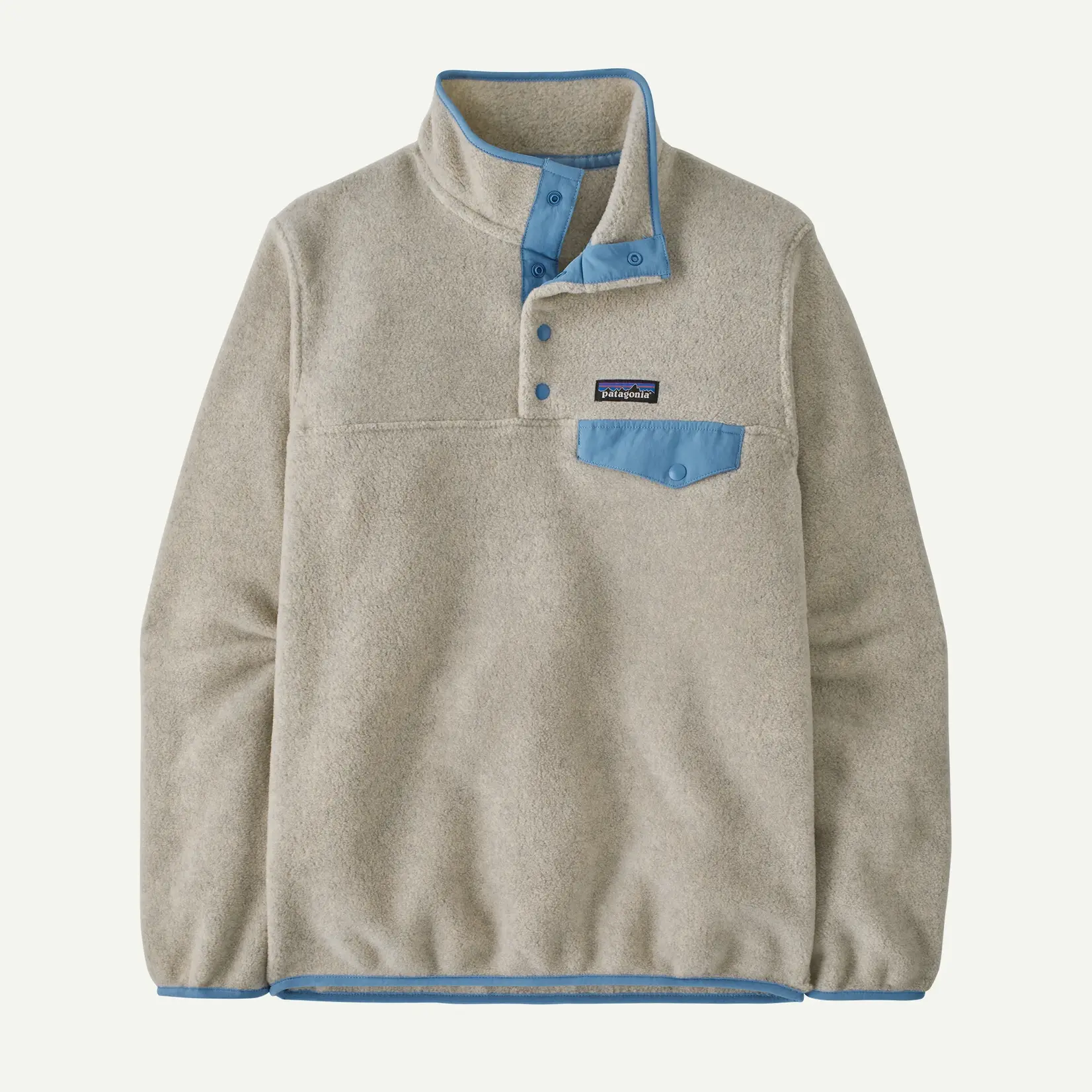 Patagonia Patagonia W's LW Synch Snap-T P/O Oatmeal Heather w/Shore Blue L
