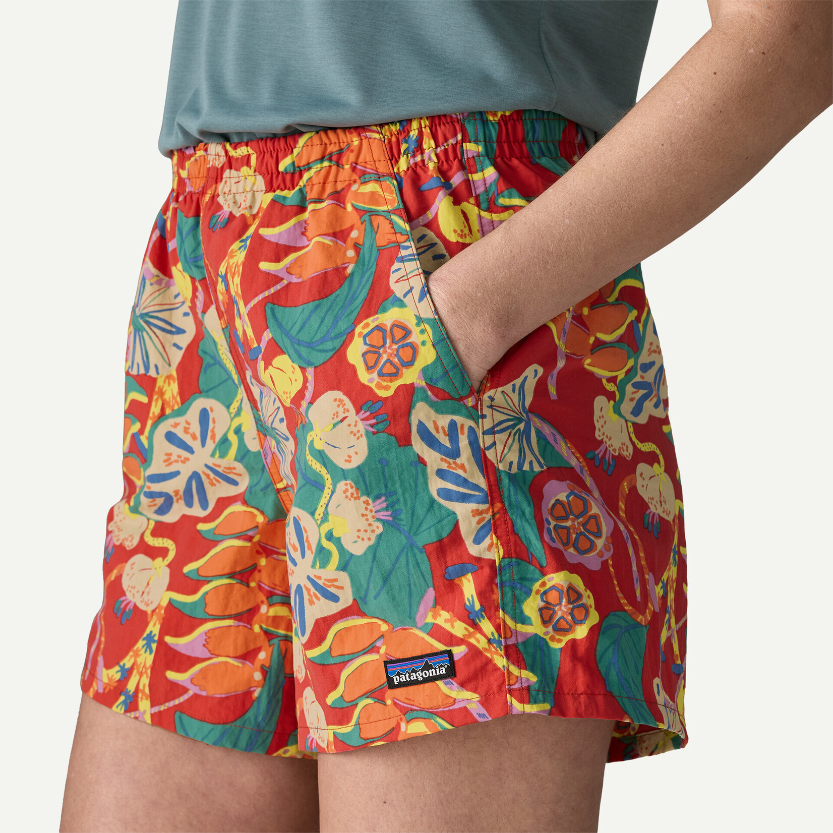 Patagonia Patagonia W's Baggies Shorts - 5 in. Tropiclimb: Hot Ember M