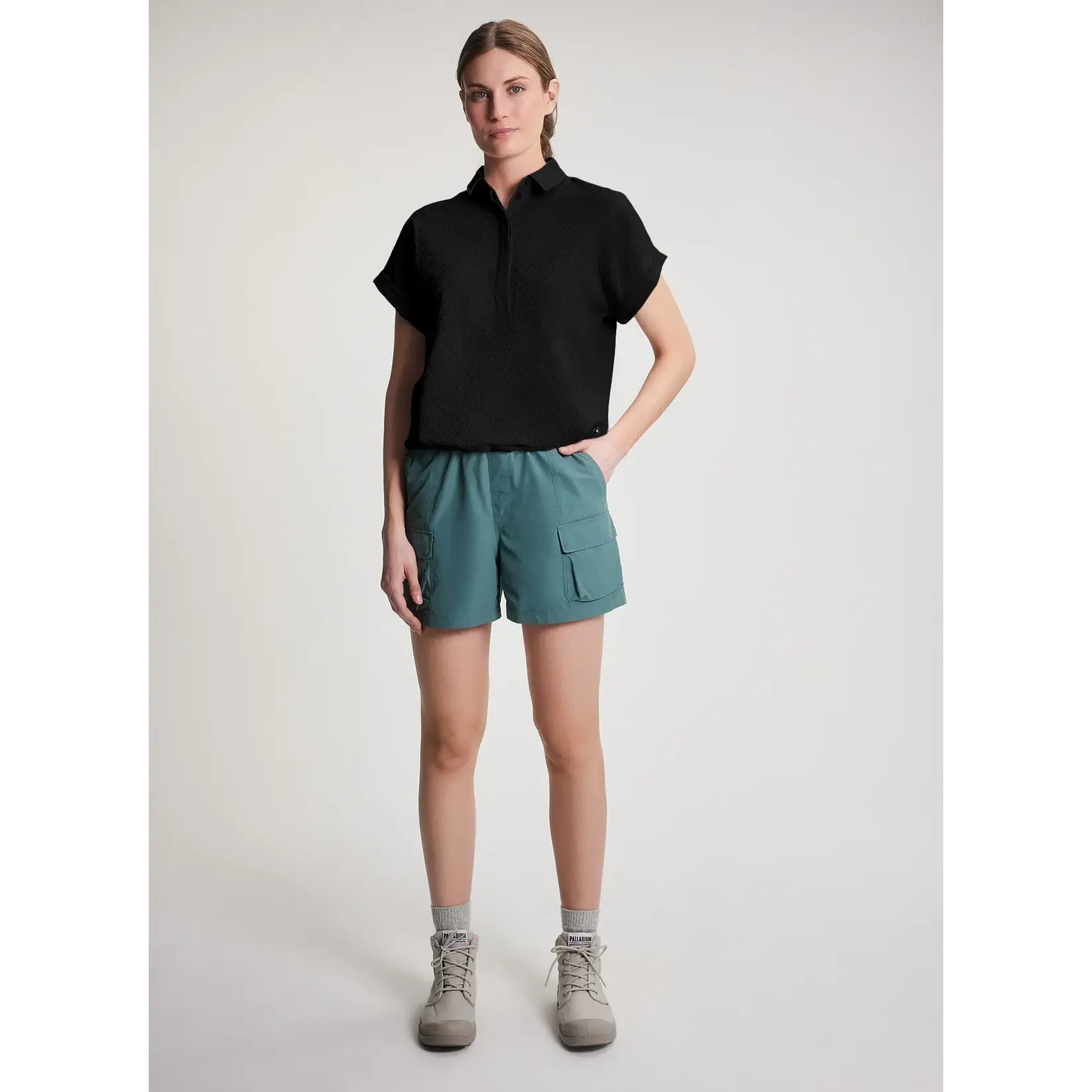 FIG FIG - Alina S/S Shirt - Black - L