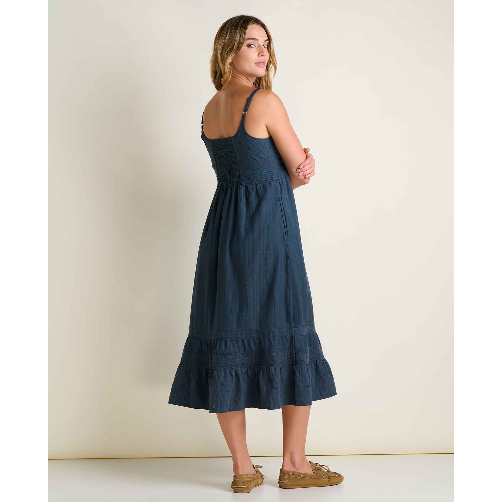 Toad & Co Toad & Co airscape tank midi dress midnight dobby M