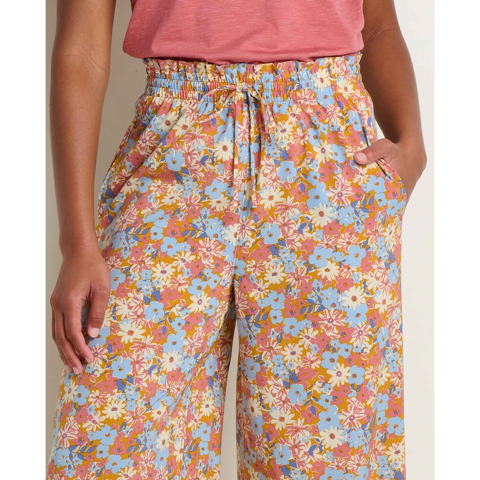 Toad & Co FINAL SALE Toad & Co sunkissed wide leg pant sunset print M