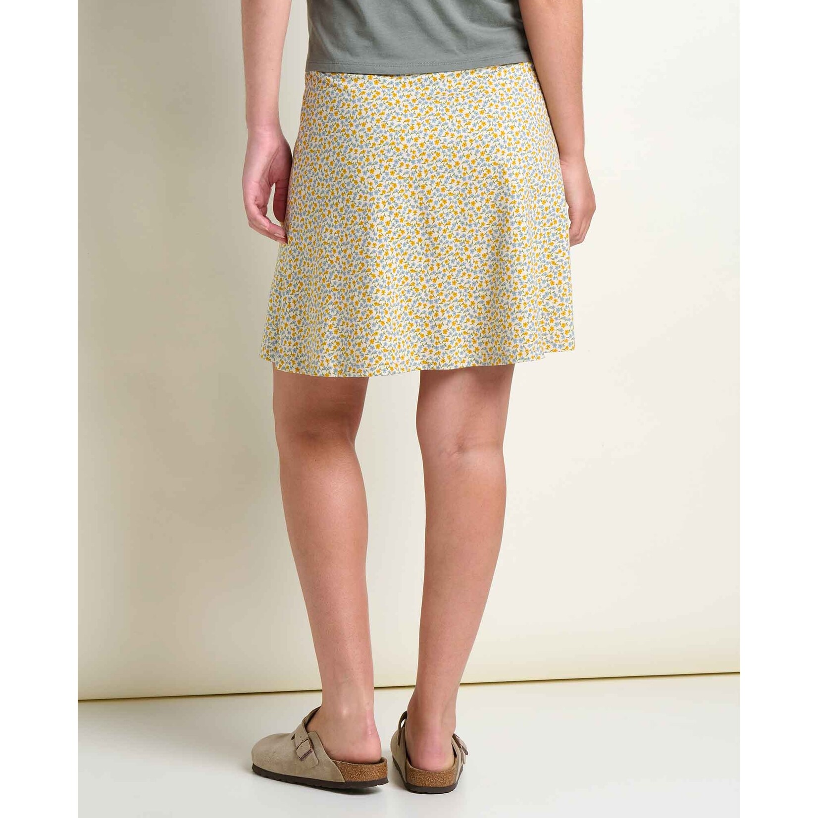 Toad & Co Toad & Co chaka skirt gold print M