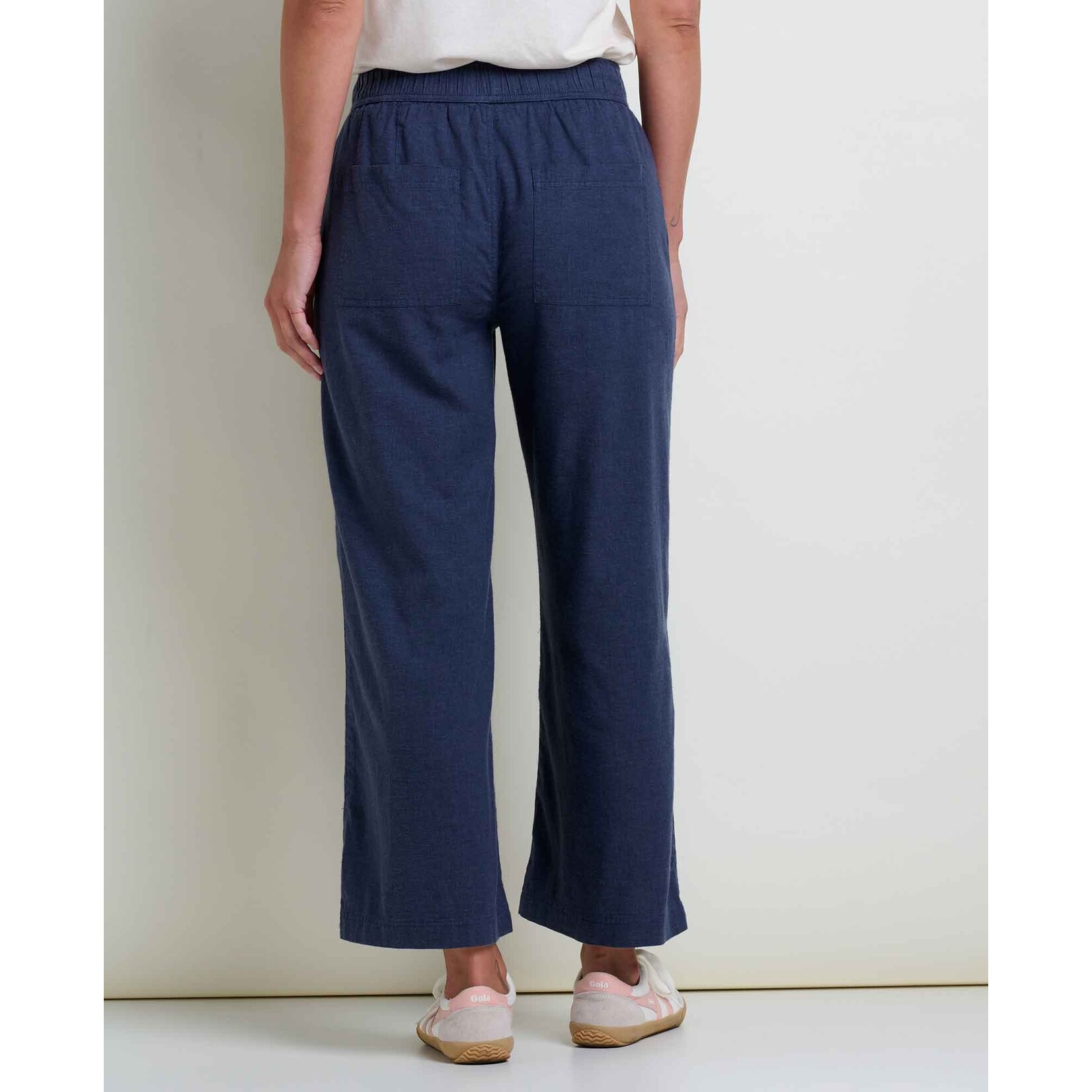 Toad & Co Toad & Co w's taj hemp wide leg pant true navy M