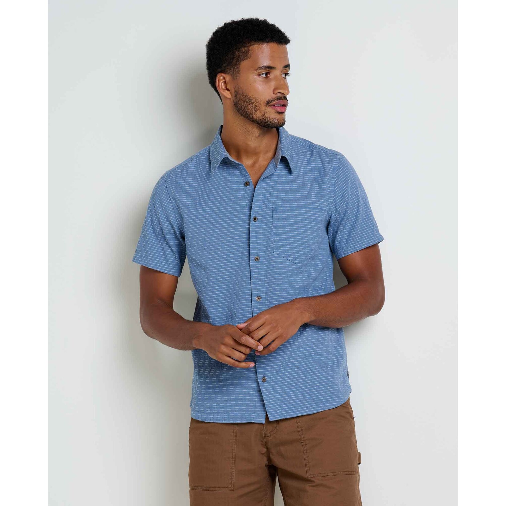Toad & Co FINAL SALE Toad & Co Harris SS Shirt, North Shore XXL