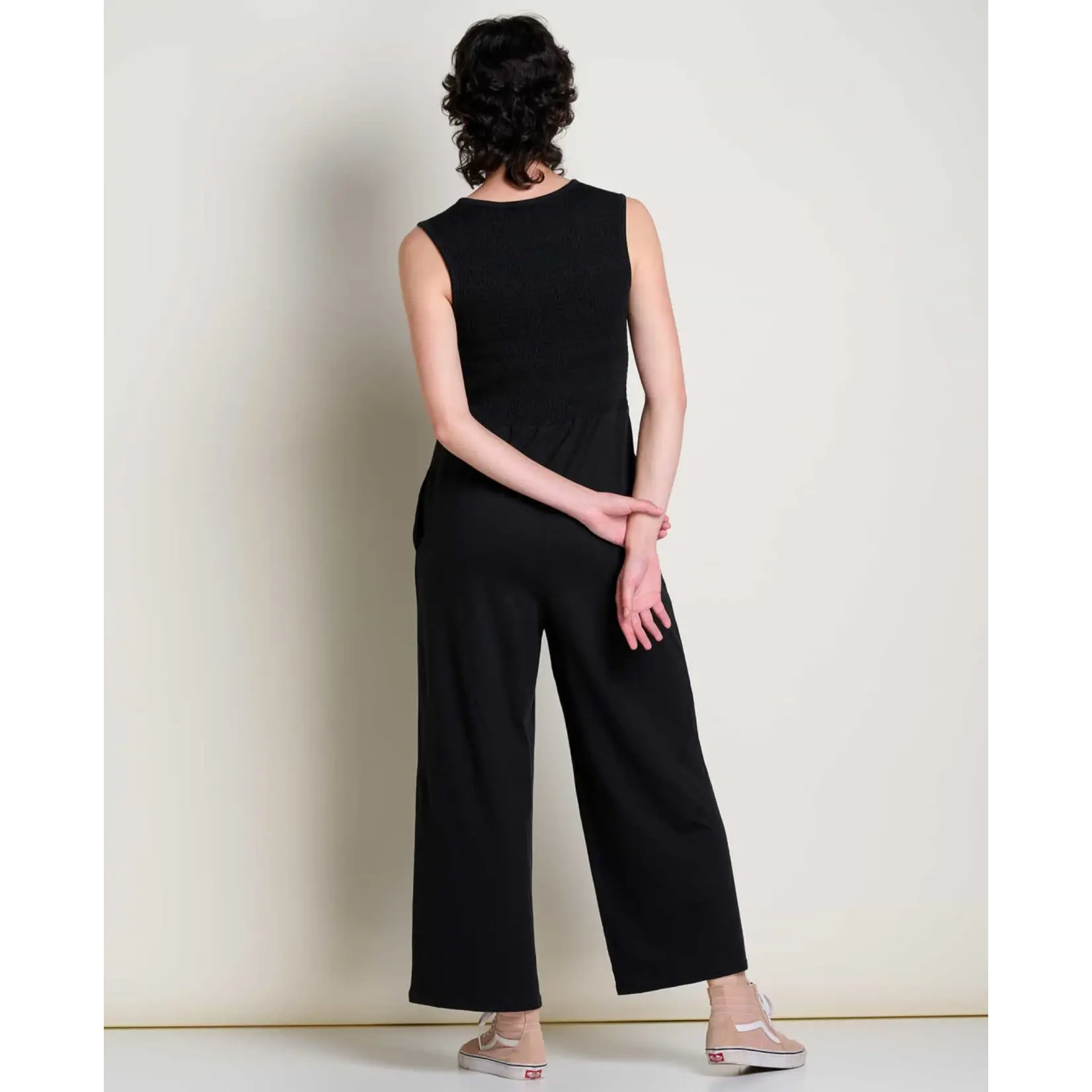Toad & Co FINAL SALE Toad & Co GEMINA SLEEVELESS JUMPSUIT BLACK XL