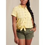 Toad & Co FINAL SALE - Toad & Co WILLET TIE SS SHIRT butter L