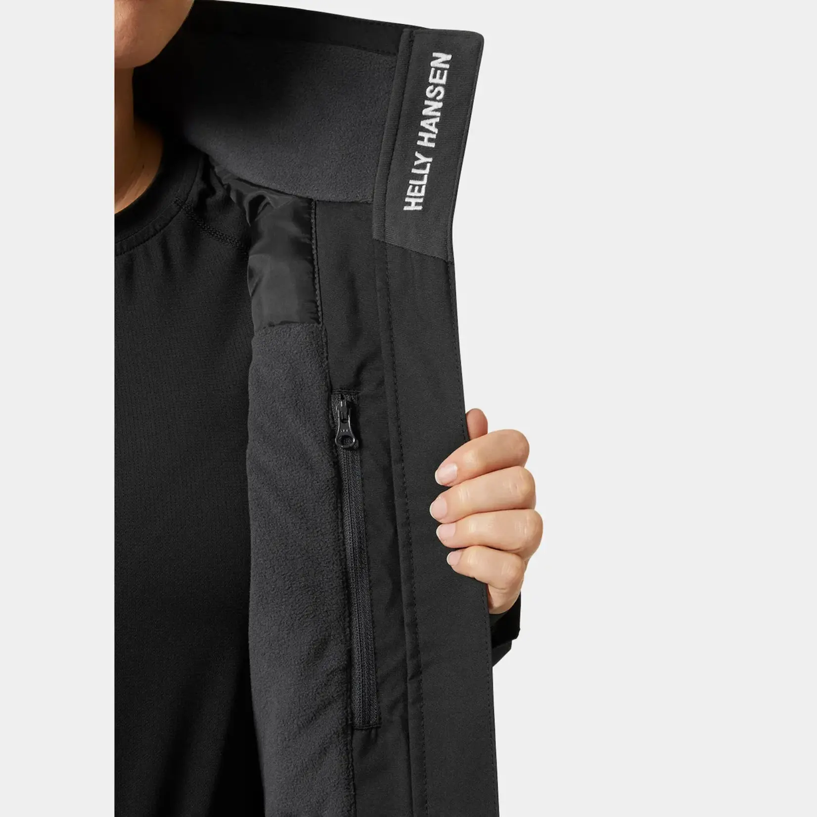 Helly Hansen Helly Hansen W CREW HOODED  MIDLAYER BLACK 3X