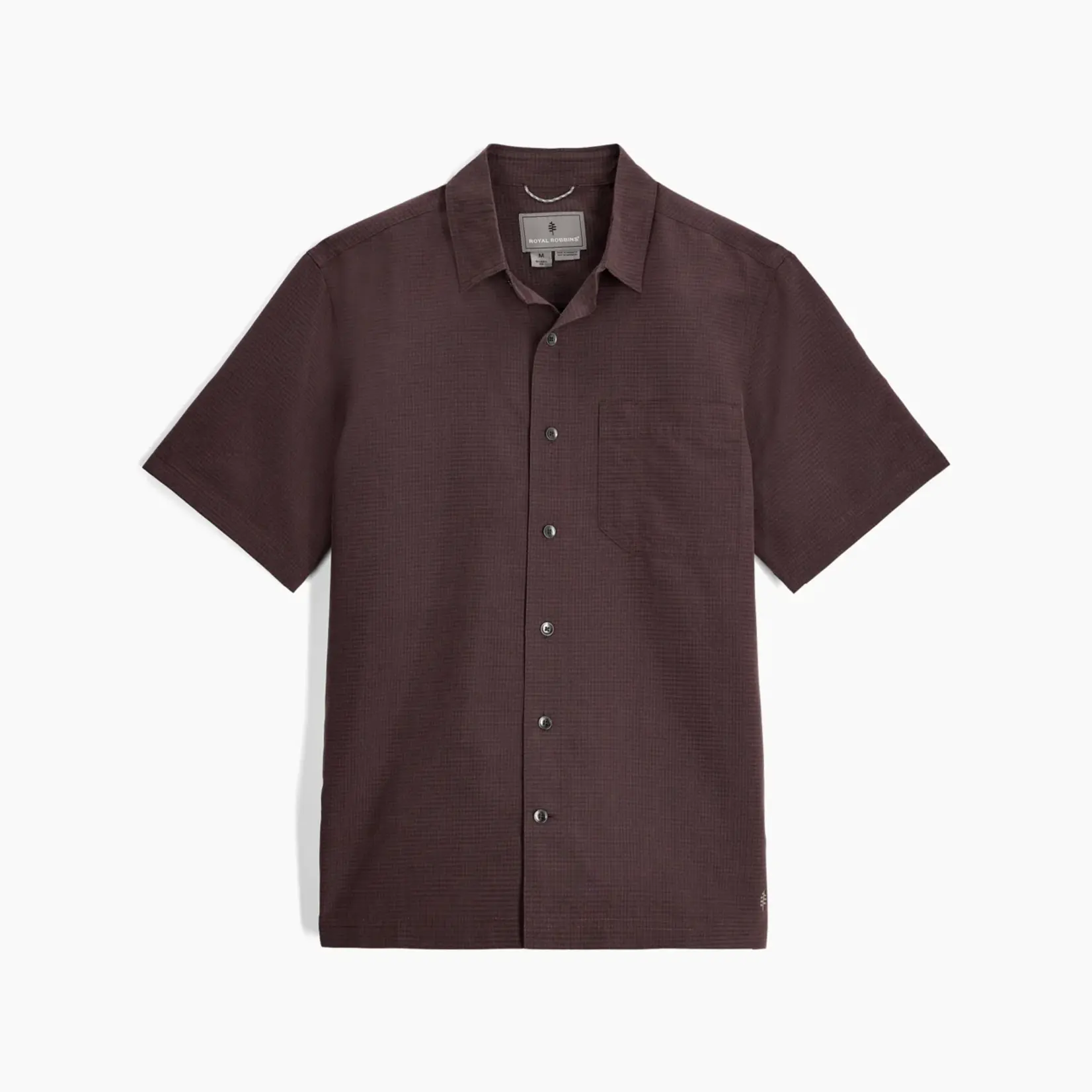 Royal Robbins Royal Robbins Desert Pucker Dry Short Sleeve Seal Brown XL