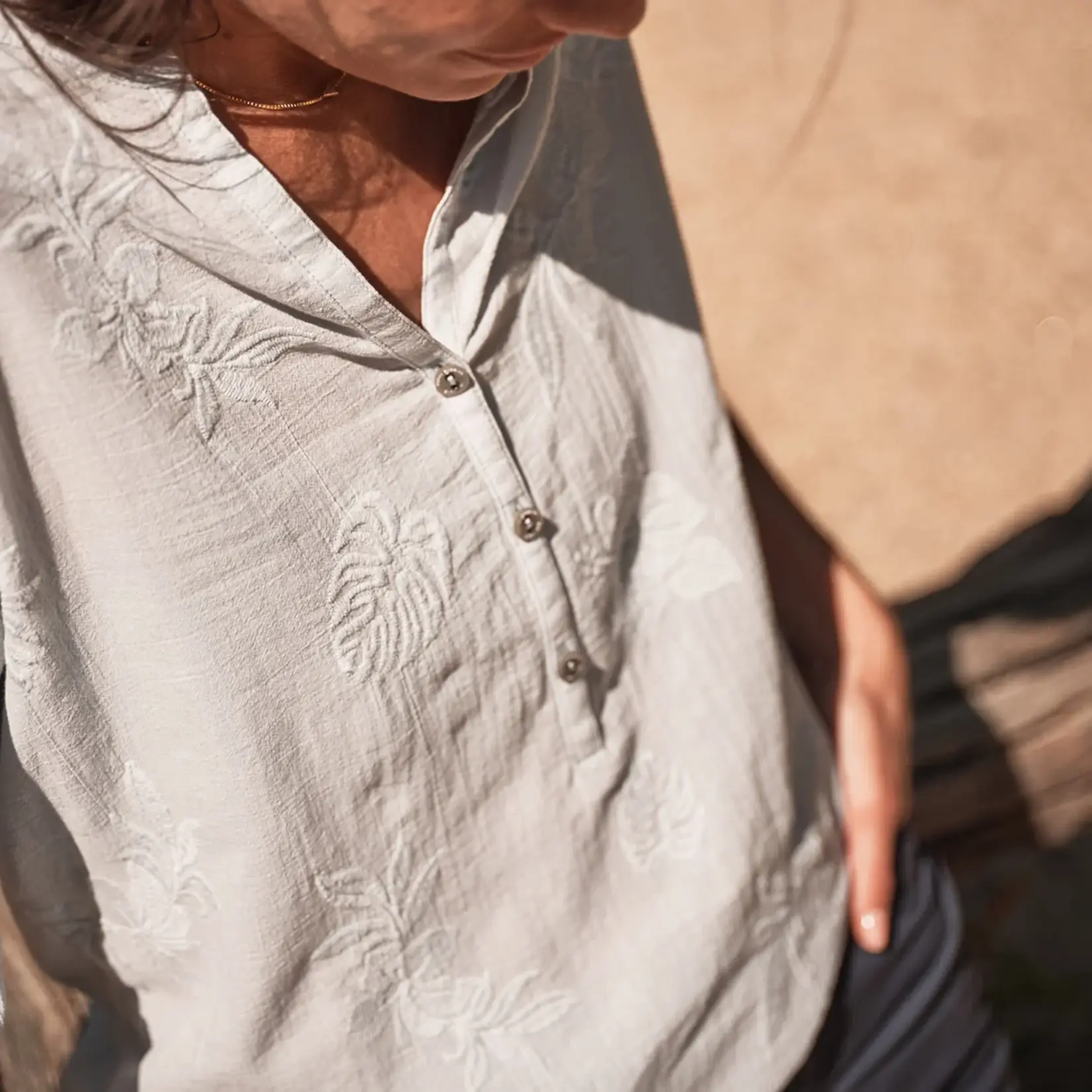 Royal Robbins Royal Robbins Oasis Tunic II 3/4 Sleeve Sage Leaf L