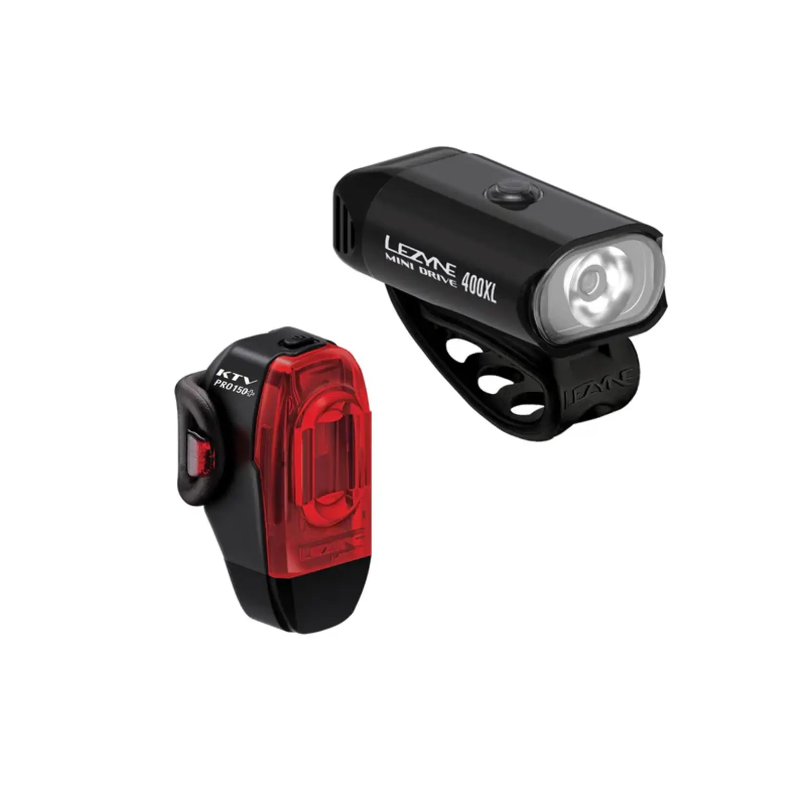 Lezyne Lezyne, Mini Drive 400XL/ KTV Drive Pro+, Light, Set, Black