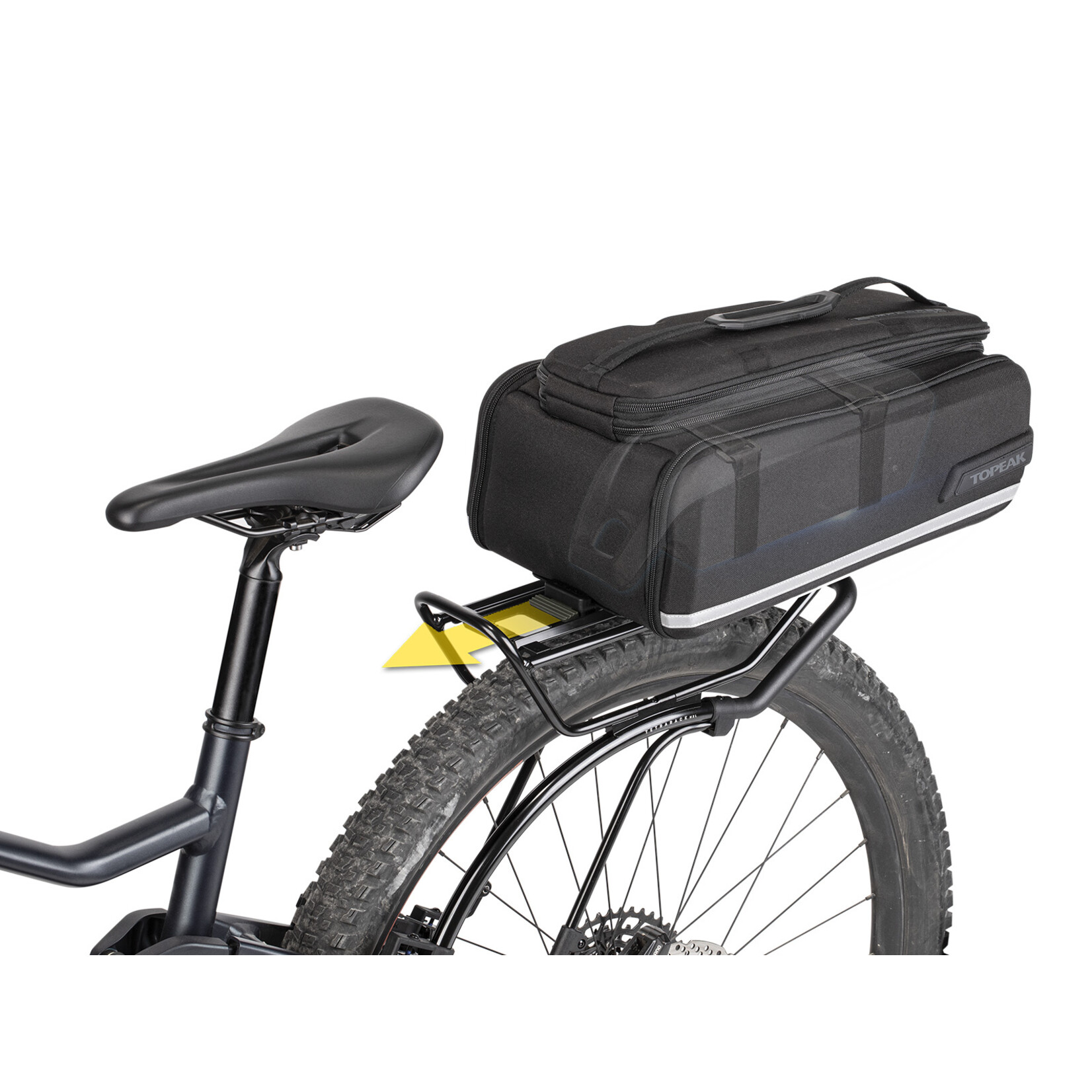 TOPEAK E-XPLORER TRUNK W/PANNIERS