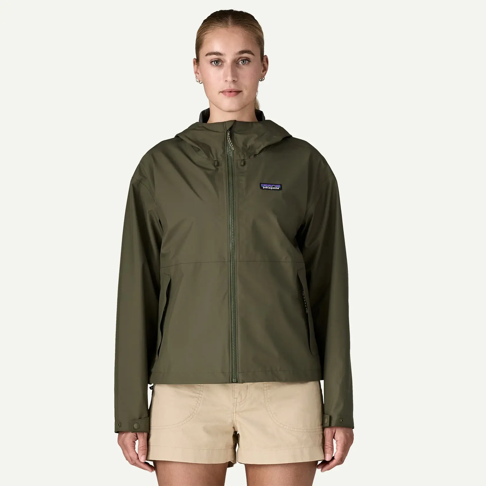 Patagonia Patagonia W's Mesa Lane Rain Jkt Basin Green M