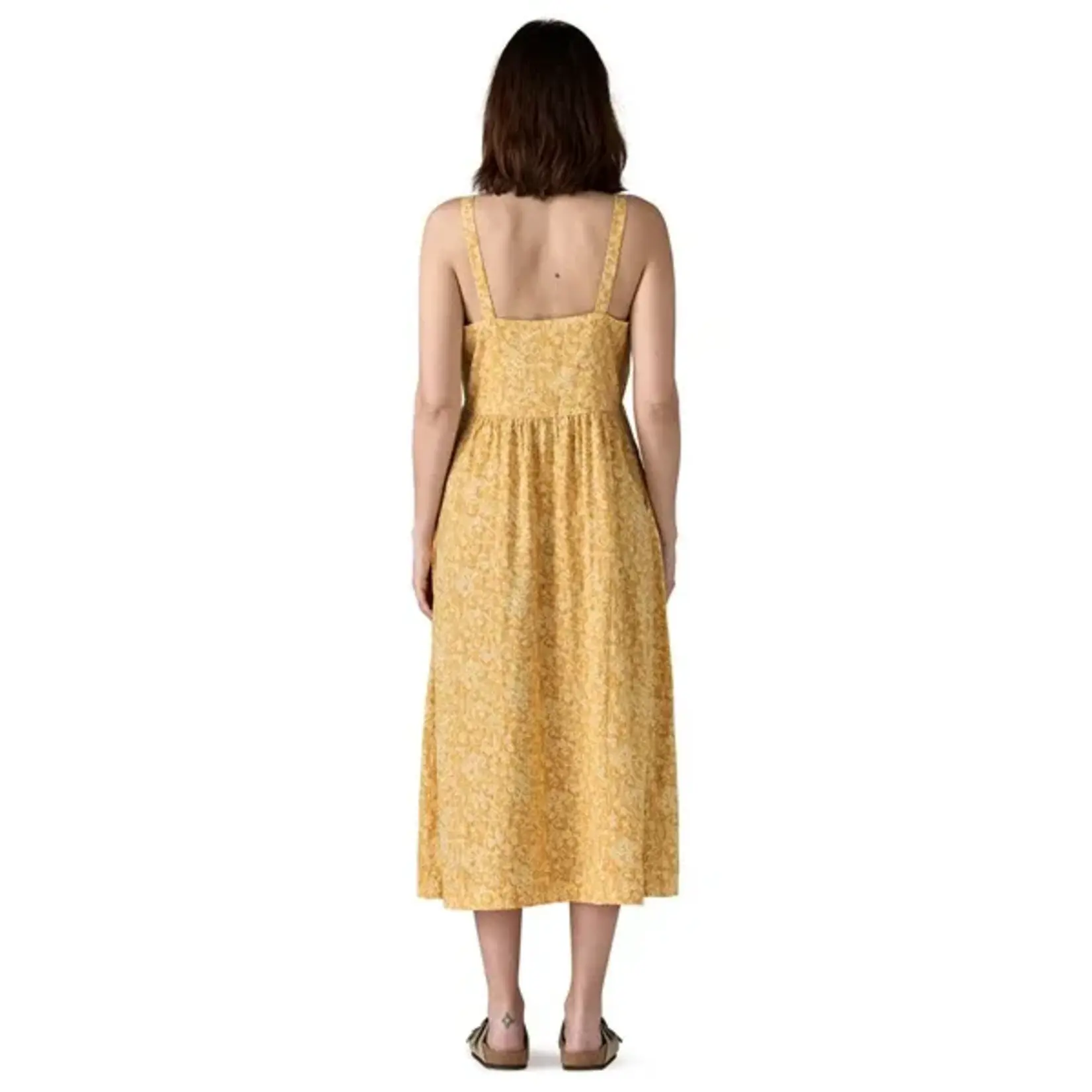 Patagonia Patagonia W's Garden Island Dress Wildflower Pastel: Beeswax Tan M